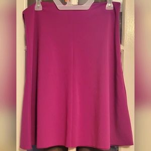 Worthington A line skirt Size 10, magenta color